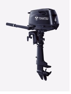 TOHATSU 6 HP Uzun Şaft Manuel Deniz Motoru