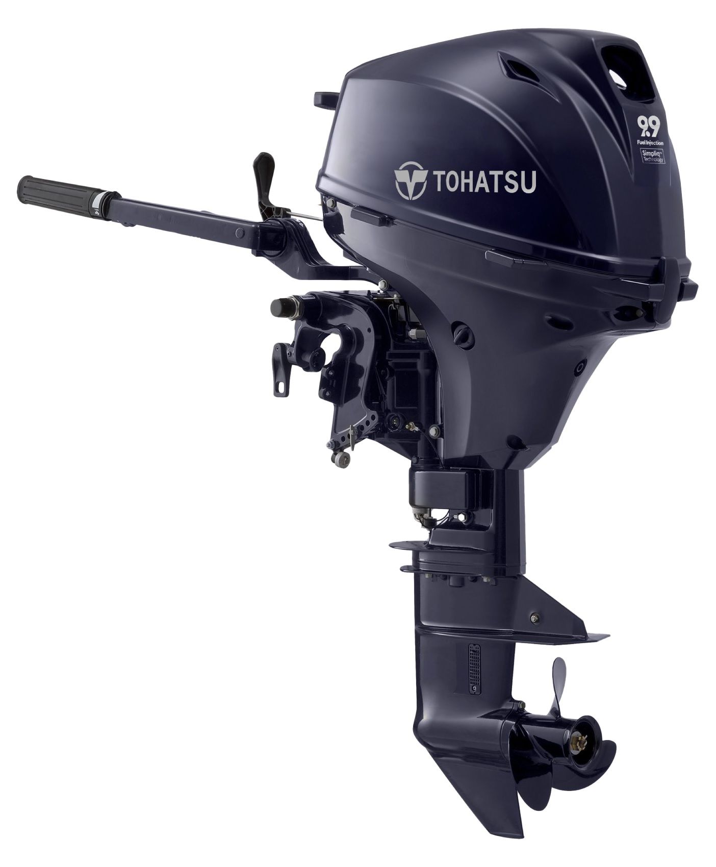 Tohatsu 9.9Hp Uzun şaft Marşlı trimli Deniz Motoru