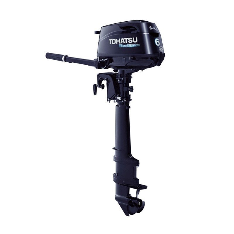 Tohatsu 6 Hp EKTRA Uzun şaft manuel Sail Pro Deniz Motoru