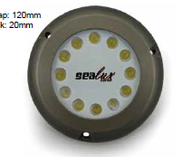 SU ALTI AYDINLATMA 12 LED ,MAVİ 12-24V 36W
