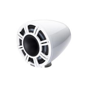 Kicker KM Marine 280 mm Korna Tipi Hoparlör Sistemi Beyaz Led Işıklı
