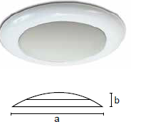 ABS GÖVDE BEYAZ GÖMME TAVAN LAMBASI led 12/24v