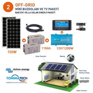 Victron Aydınlatma-TV Solar Bağ Evi- Villa Paketi 2