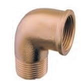 Kuyruklu Dirsek 3/8” Sarı