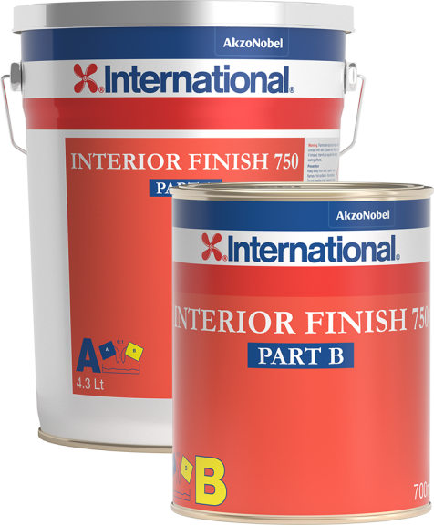 International Interior Finish 750 Beyaz 9003 5 Lt