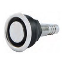 Hava Firarı Flanşlı Düz Krom 5/8”
