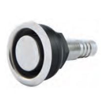 Hava Firarı Flanşlı Düz Krom 5/8”