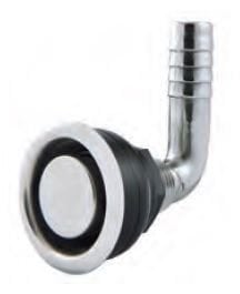 Hava Firarı Flanşlı Dirsek Krom 3/4”