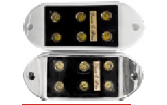 SU ALTI AYDINLATMA 6 LED BEYAZ GÖVDE KROM