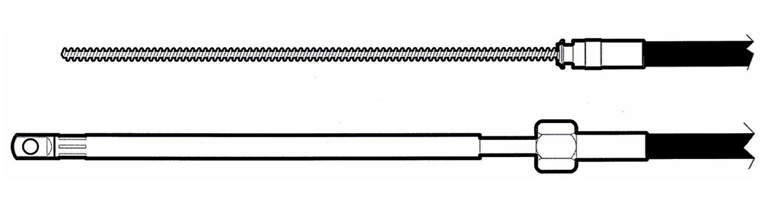 Ultraflex M66-15 Feet (4.59 mt) Direksiyon Teli