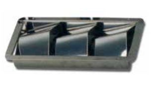 Yan Havalandırma Panjur 5’li 110x320mm
