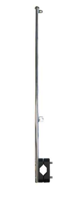Bayrak Direği Krom Vardavela Montaj Boy: 50 cm