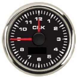 Zaman Saati Çap 52mm Siyah