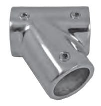 Krom Bağlantı T 60 Derece Çap 25 mm
