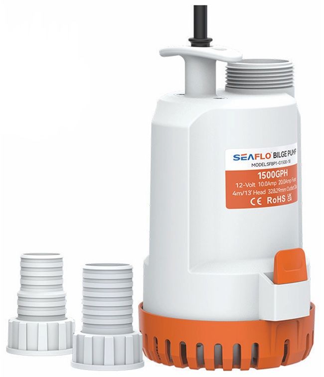 Seaflo Üsten Çıkış Sintine Pompası 2000gph 12V