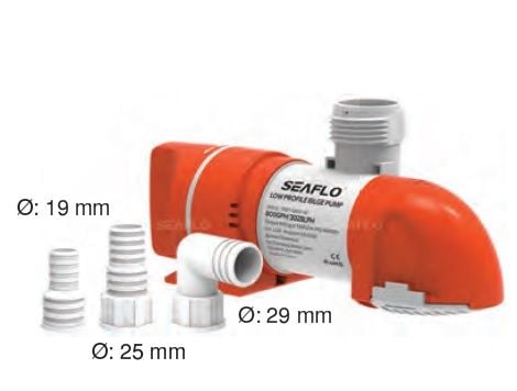 Seaflo Düşük Profilli Sintine Pompası 1100 gph. 24 V