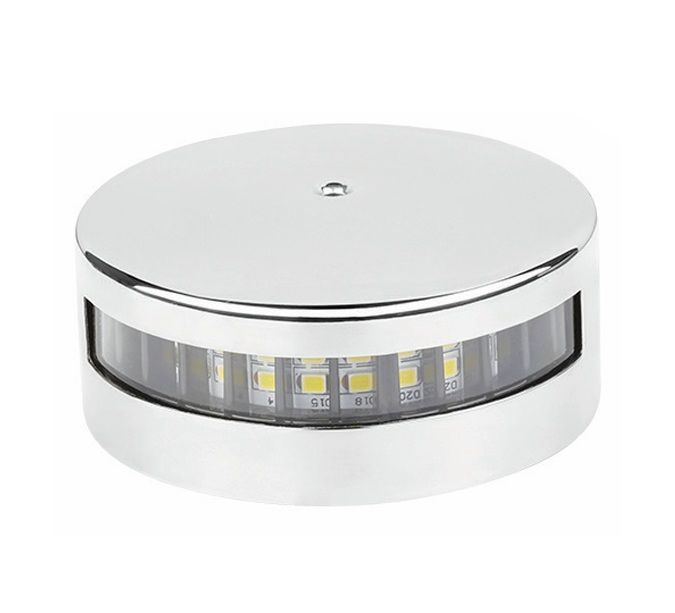 Silyon Feneri Krom Yuvarlak 12V Led
