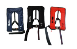 Şişme Can Yeleği ''SIMI'' 150N  Metal Tokalı MANUEL Şişme