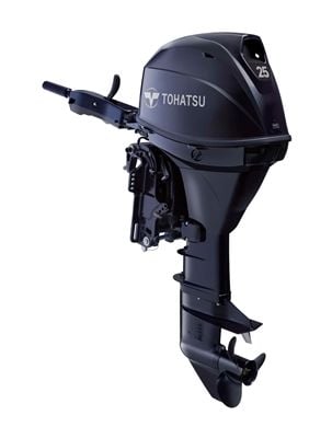 Tohatsu 25 HP Uzun şaft Marşlı trimli Deniz Motoru