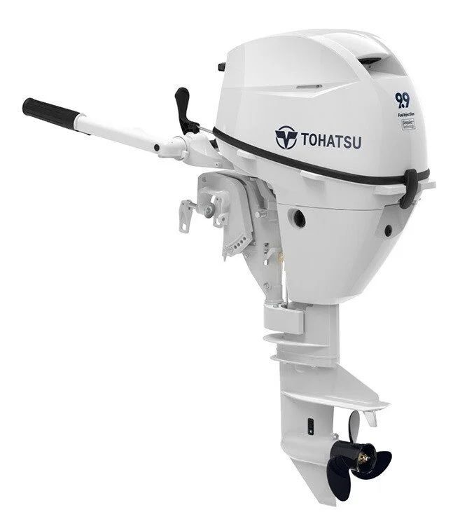 Tohatsu 9.9Hp Uzun şaft Marşlı Beyaz Deniz Motoru