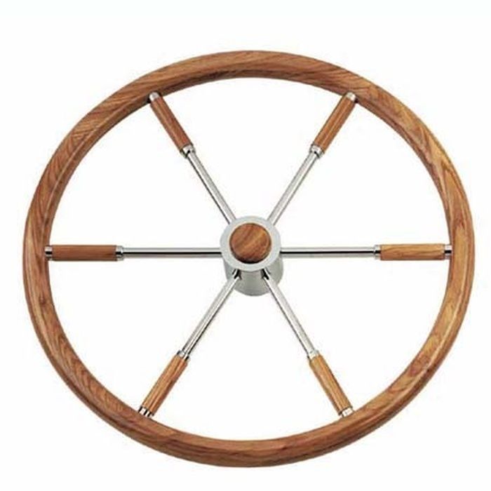 Savoretti T6 Modern Teak Dümen Simidi 60cm