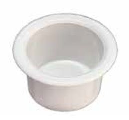 Bardaklık Gömme İç Çap 65mm Beyaz