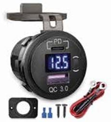 Dijital Voltmetre ve Usb + Type C