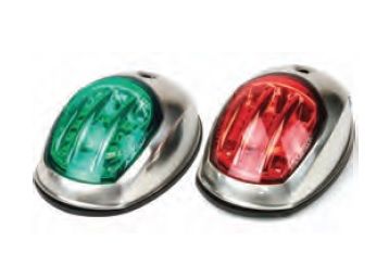 Seyir Feneri 12 V Krom 316 İskele + Sancak Takım Led