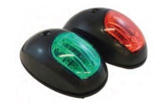 Seyir Feneri 12 V Plastik Siyah Takım Led