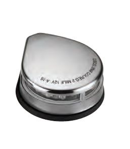 Burun Seyir Feneri 12 V İskele + Sancak Krom Led