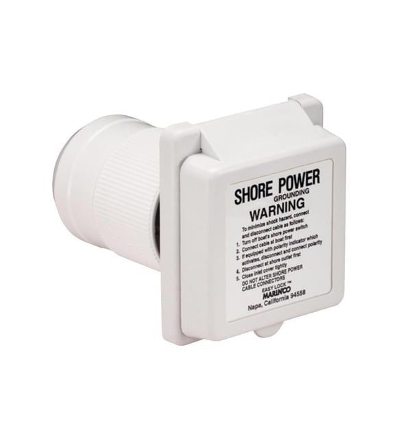 Giriş Kapağı ve Çerçeve, 50A 125/250V, Kare, Beyaz