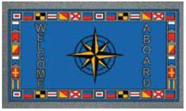 Marin Paspas 40x68 cm Welcome Aboard