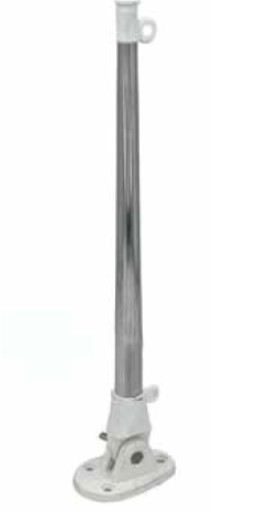 IŞIKSIZ BAYRAK DİREĞİ KATLANIR ALÜMİNYUM 50cm