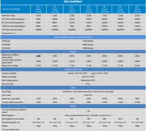 LiFePO4 battery 12,8V/50Ah - Smart
