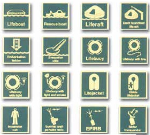 Imo Sembolleri 15cmx15cm