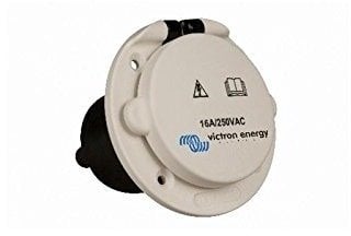 Power Inlet 16A Polyamid w/cover