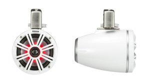Kicker KM Marine 6.5 ''(165mm) Kule Koaksiyel Hoparlör Sistemi Beyaz Ledli