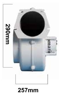 Matromarine Salyangoz Blower Flanşlı 24V 1000 m3