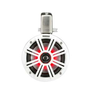 6.5'' (165 mm) Tower Coaxial Speaker System - White LED Grills