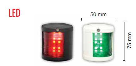 SL12 İSKELE FENERİ SİYAH led 12v