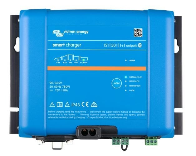Victron Energy Phoenix Smart IP43 Charger 12/50 (1+1) 120/240V