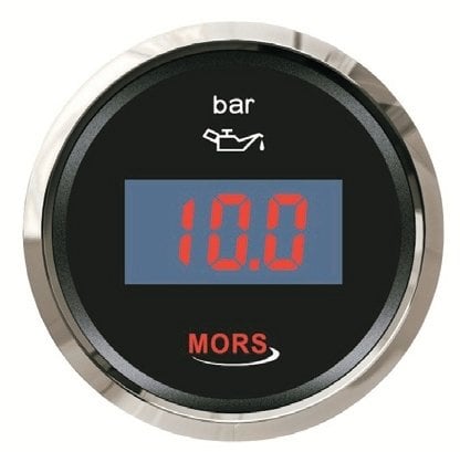 DİJİTAL YAĞ GÖSTERGESİ 10 BAR 12-24V SİYAH