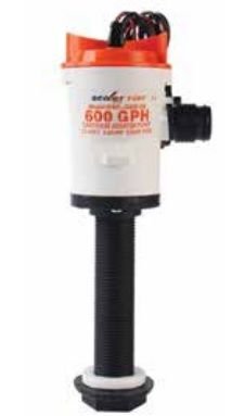 Livar Pompası Düz Giriş 600Gph 12V