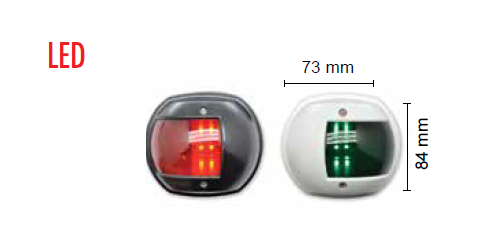 SL15 İSKELE FENERİ SİYAH led 12v