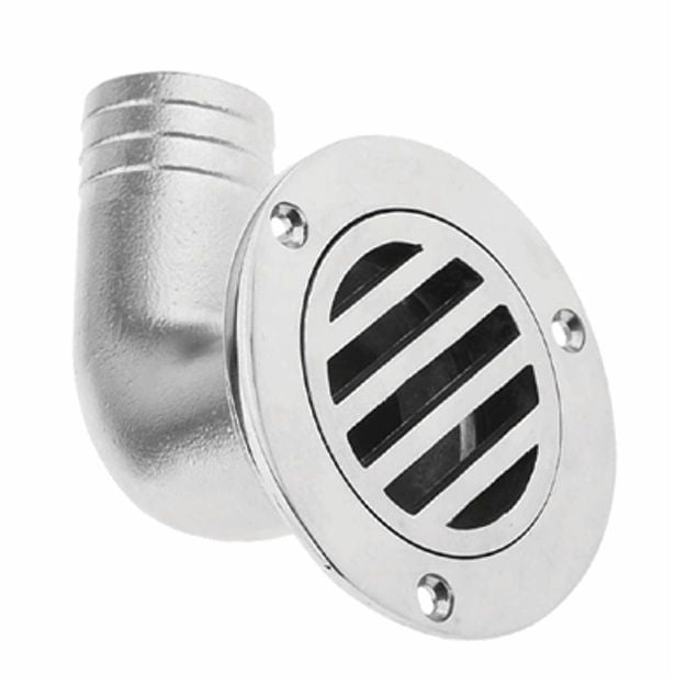 Yer Süzgeci Dirsekli Krom 38mm