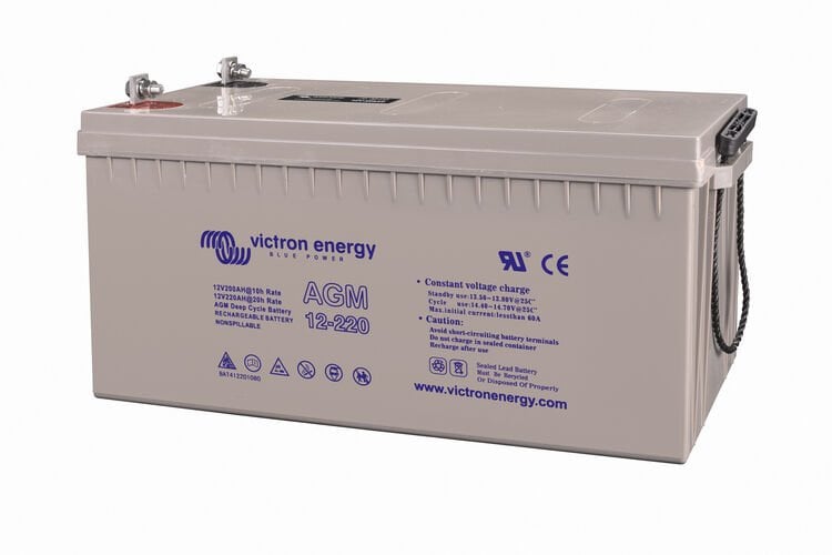 12V/220Ah AGM Deep Cycle Batt. (M8)-AKÜ