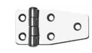 Menteşe Köşeli Kısa-Uzun 38X78 mm