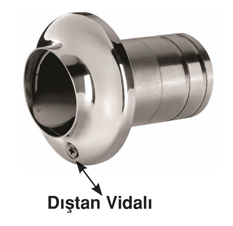 EGZOZ ÇIKIŞI ÇEKVALFLİ 40 MM DIŞTAN VİDALI