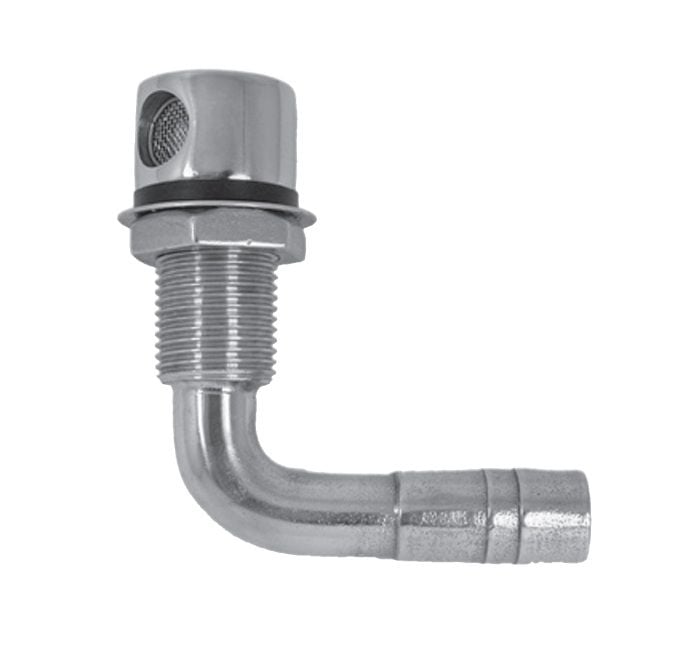 Hava Firarı Dirsek 5/8” Krom
