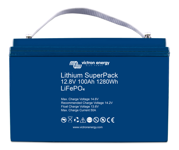 Lithium SuperPack 12,8V/100Ah High current (M8)